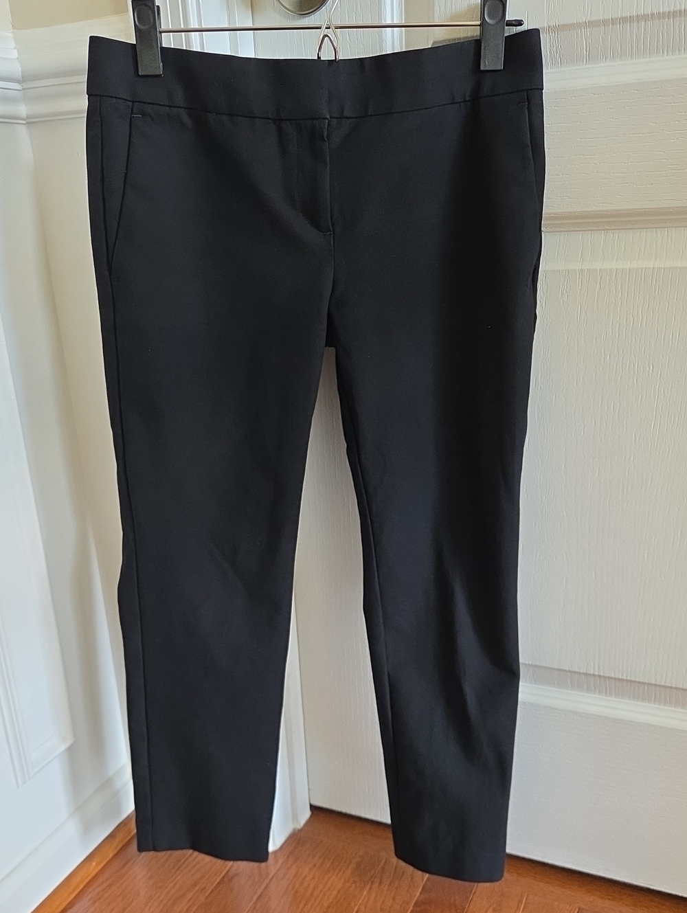 Ann Taylor Black Straight-Leg Dress Pants